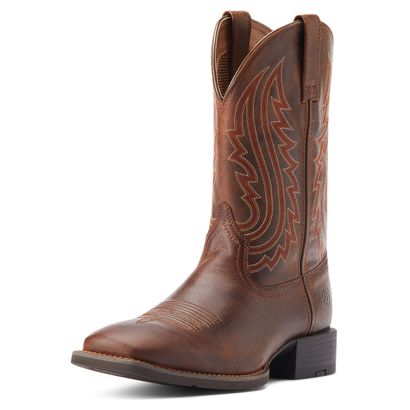 Ariat Mens Sport Big Country Almond Buff Boot