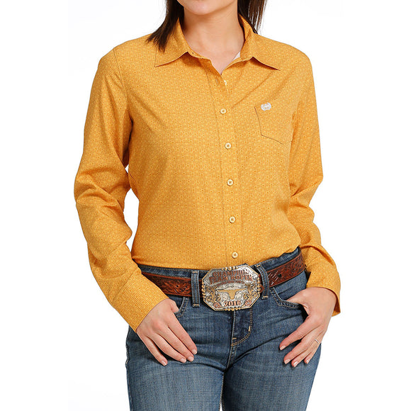 Cinch Womens Solid L/S Shirt MSW9163016