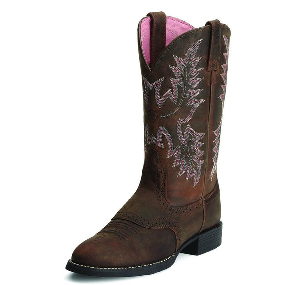 Ariat Wmns Heritage Stockman Driftwood Brown Boot