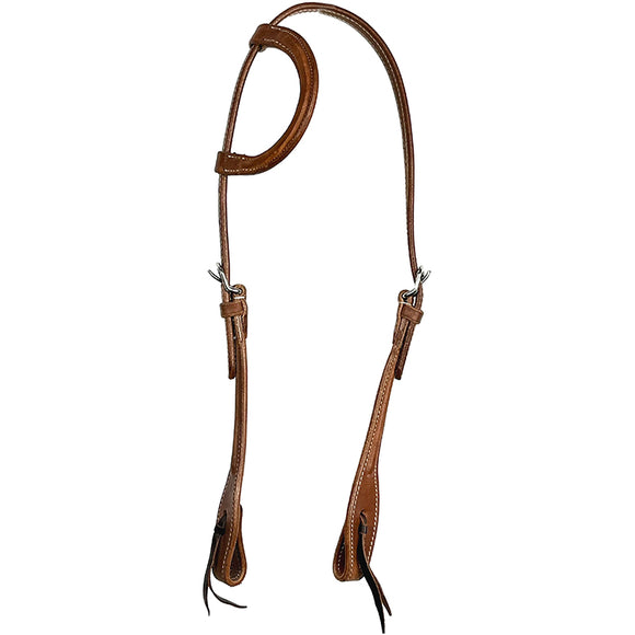 Ezy Ride Bridle One Ear Stitched with Raised Leather