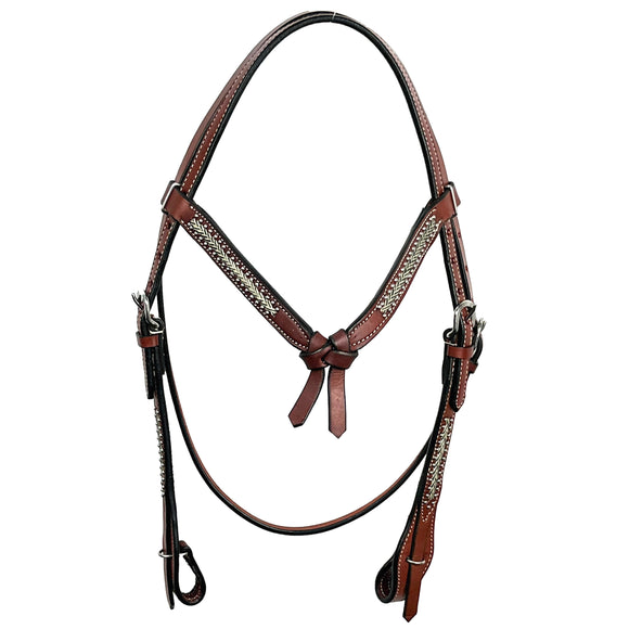 Ezy Ride Bridle with Futurity Knot Dots and Lacing