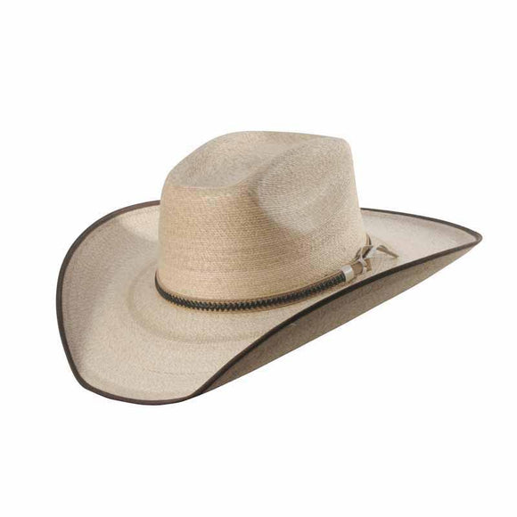 Sunbody Boxtop Golden Mexican Palm Straw Hat