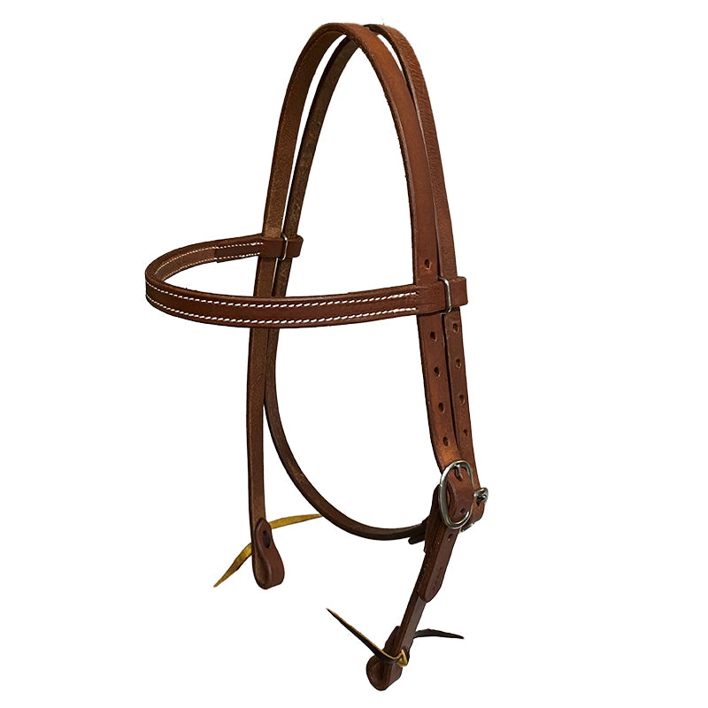 Double & Stitched Harness leather Brow Bridle