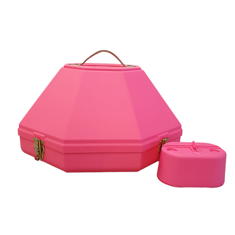 Toptac Western Hat Box w Accessory Case Marsh Carney Saddlery