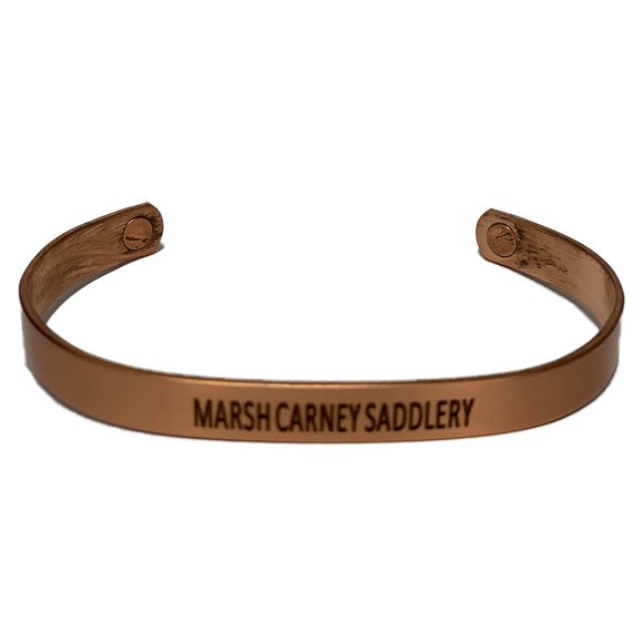 Marsh Carney Saddlery Copper Sabona Bracelet