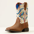 Ariat Kids San Angelo Venttek Toasty Tan/Bright Saddle Blanket Boot