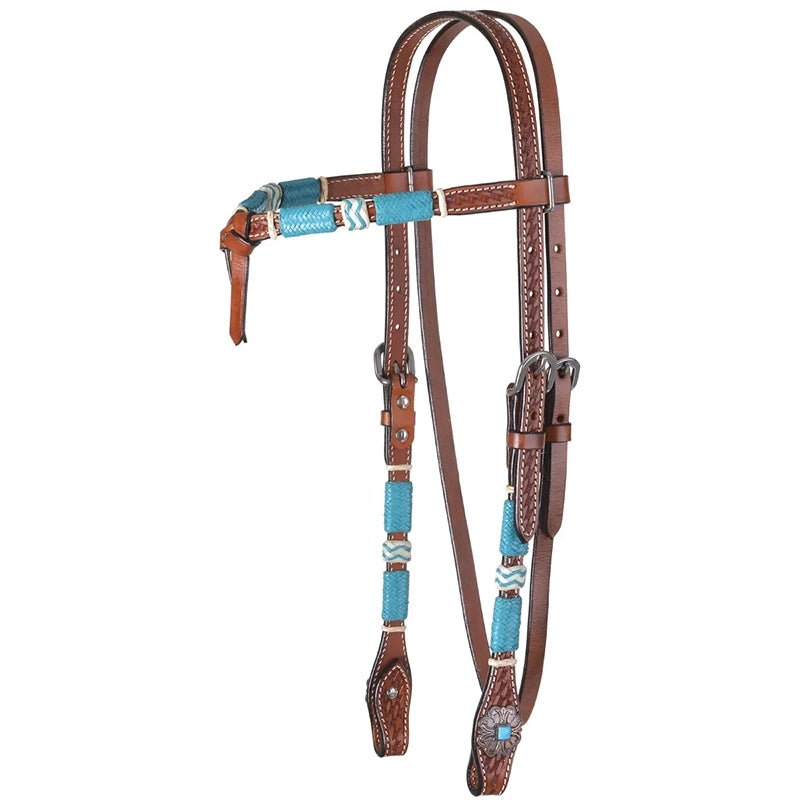 Futurity Turquoise Round Up Bridle