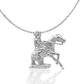 Kelly Herd Necklace Reining Horse Pendant
