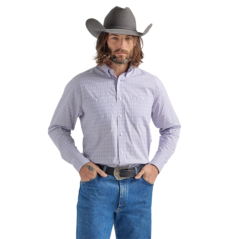 Wrangler Mens George 2Pkt L/S Shirt
