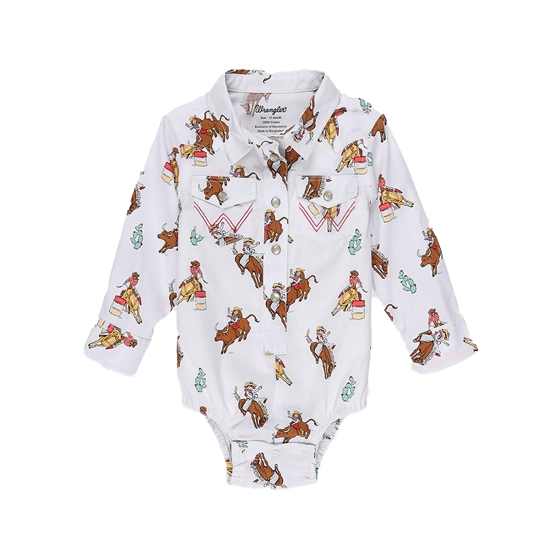 Wrangler Baby Western Print Body Suit