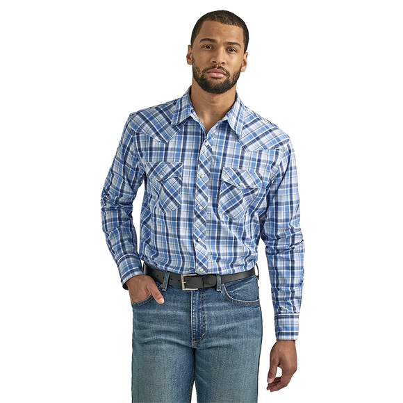 Wrangler Mens 20X Comp Advanced Comfort L/S Check Shirt