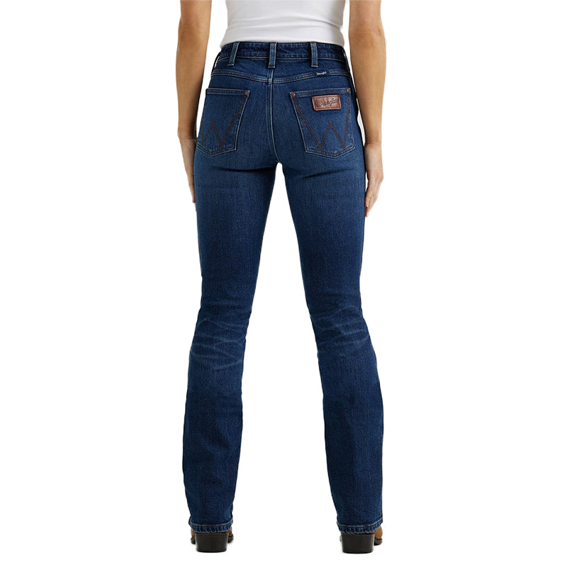 Wrangler Womens Bailey Retro High Rise Boot Cut Jean