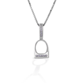 Kelly Herd English Stirrup Necklace