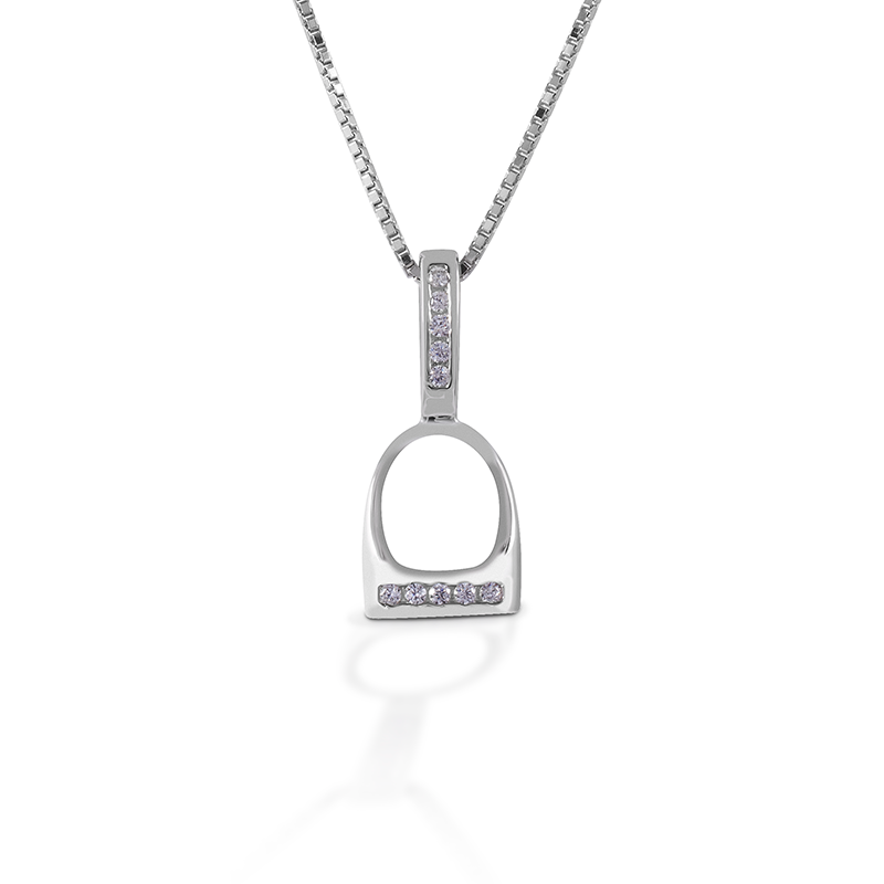 Kelly Herd English Stirrup Necklace