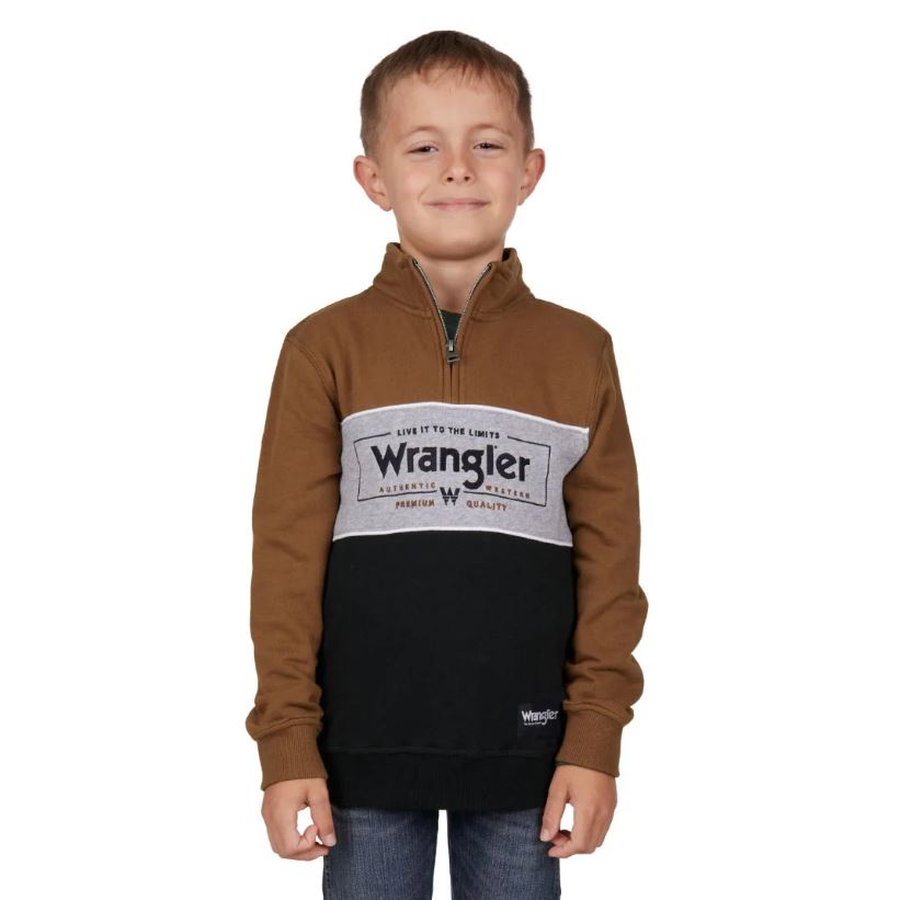 Wrangler Boys Bartlett 1/4 Zip Pullover