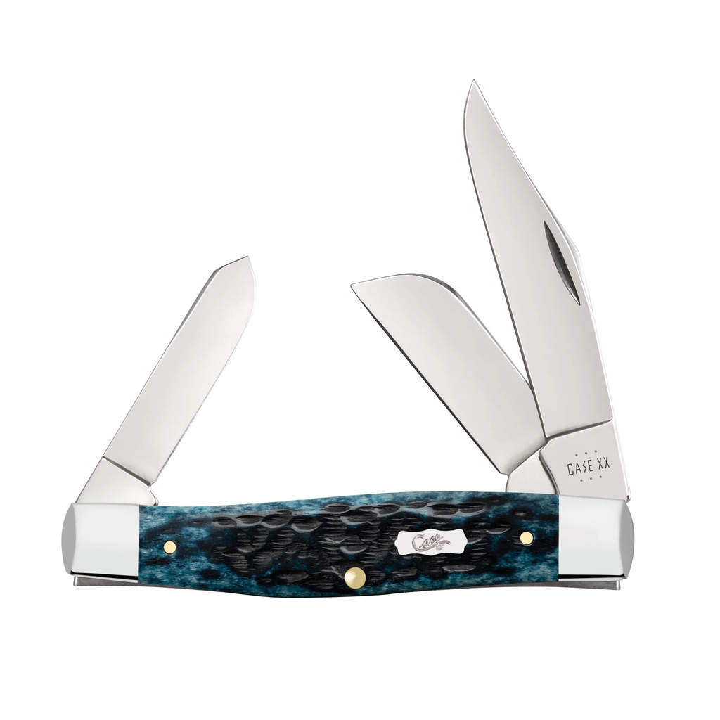 Pocket Worn Peach Seed Jig Large Stockman Knife