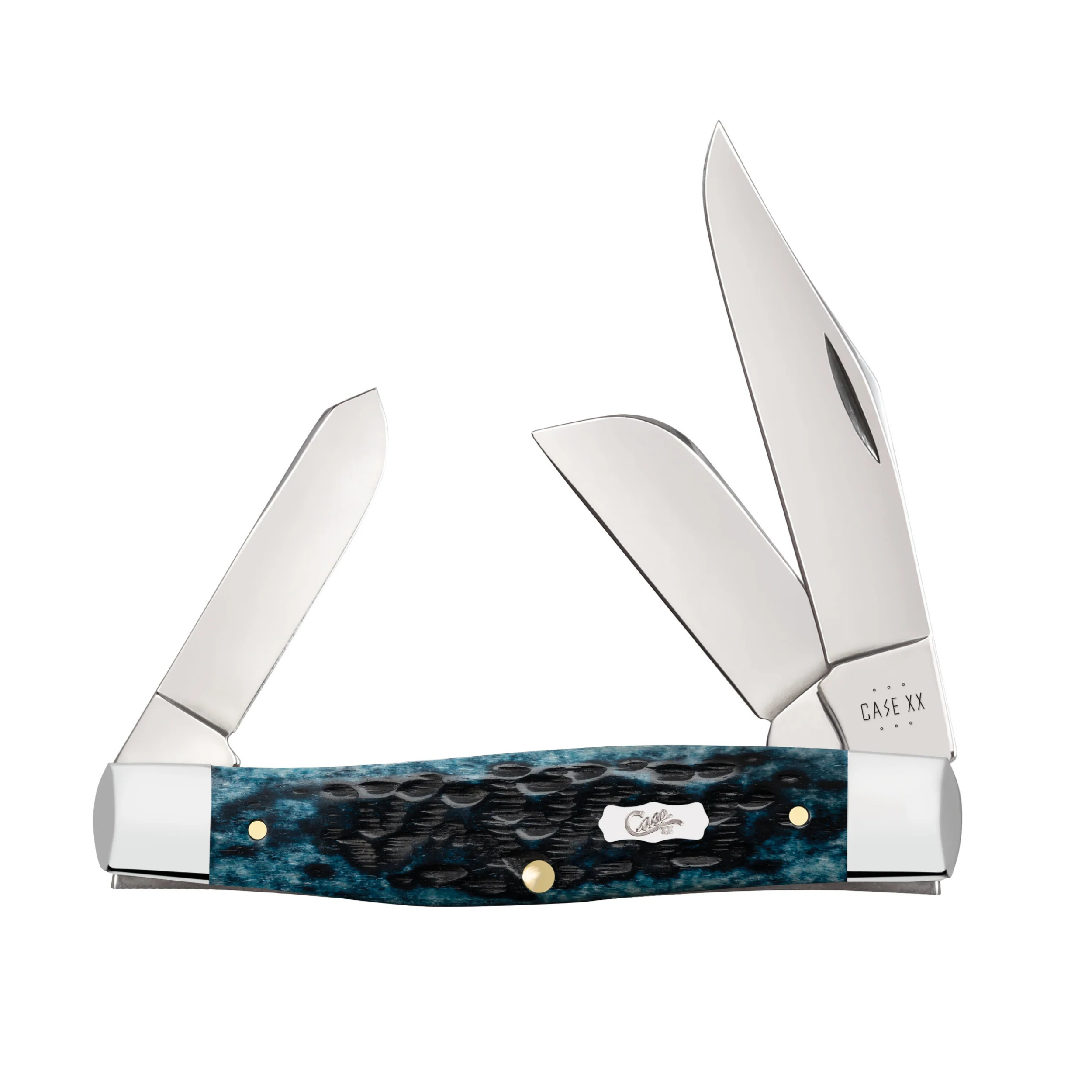Pocket Worn Peach Seed Jig Large Stockman Knife
