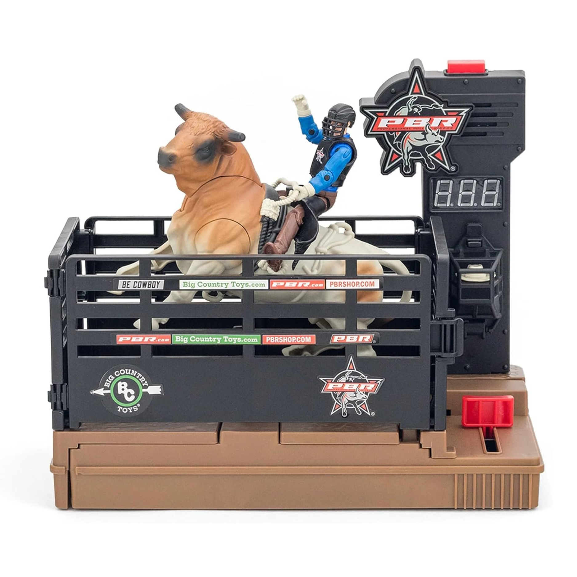 Big Country Toys PBR Bucking Bull and Rider