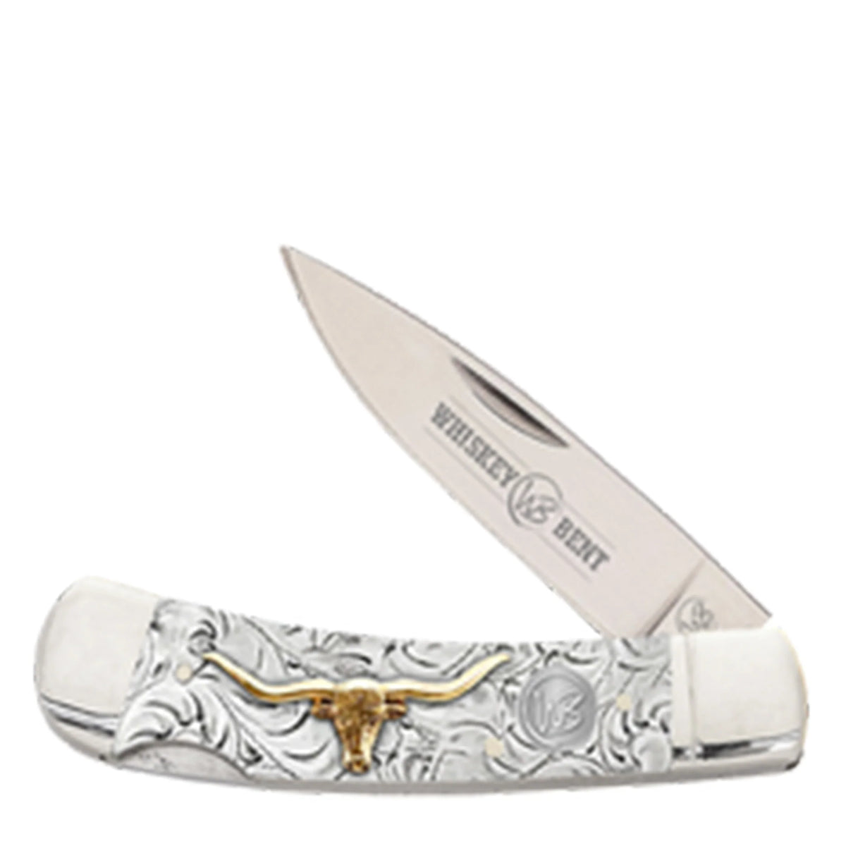 Whiskey Bent Trapper Single Locking Blade Knife