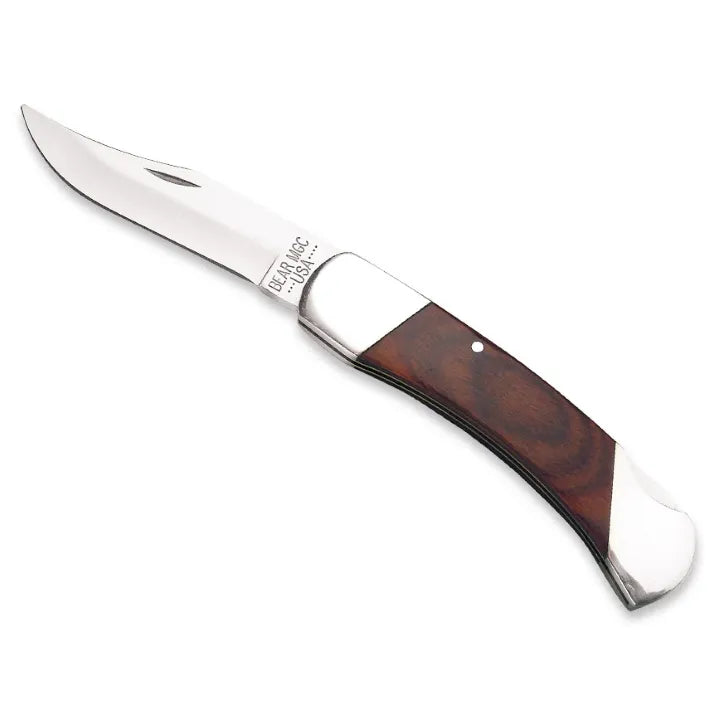 Rosewood Mid Size Lockback Knife 3 3/4in