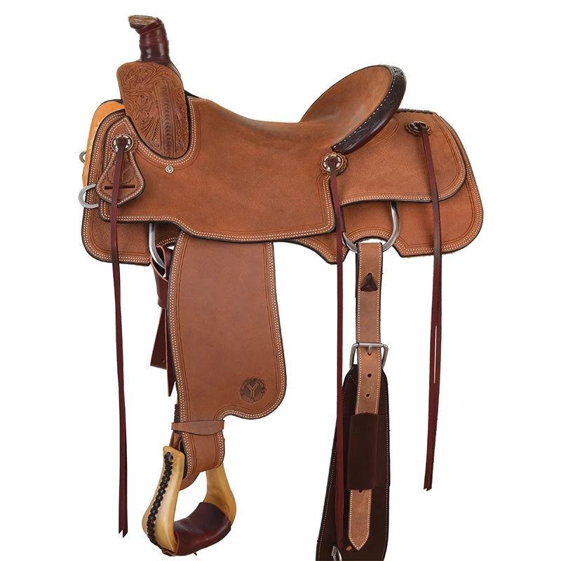 Wheatland Rancher Hardseat with Arizona Tooling Western Saddle