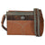Justin Ladies Crossbody Embossed w Hair On