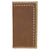 Justin Mens Rodeo Wallet Genuine Leather w Whipstitch and Horsehair