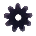 Black Satin Spur Rowel 1in 9 Point (pr)