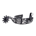 Floral Reining 1 1/4in Band Spur