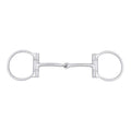 Brushed Dee Ring Snaffle with Copper Inlay