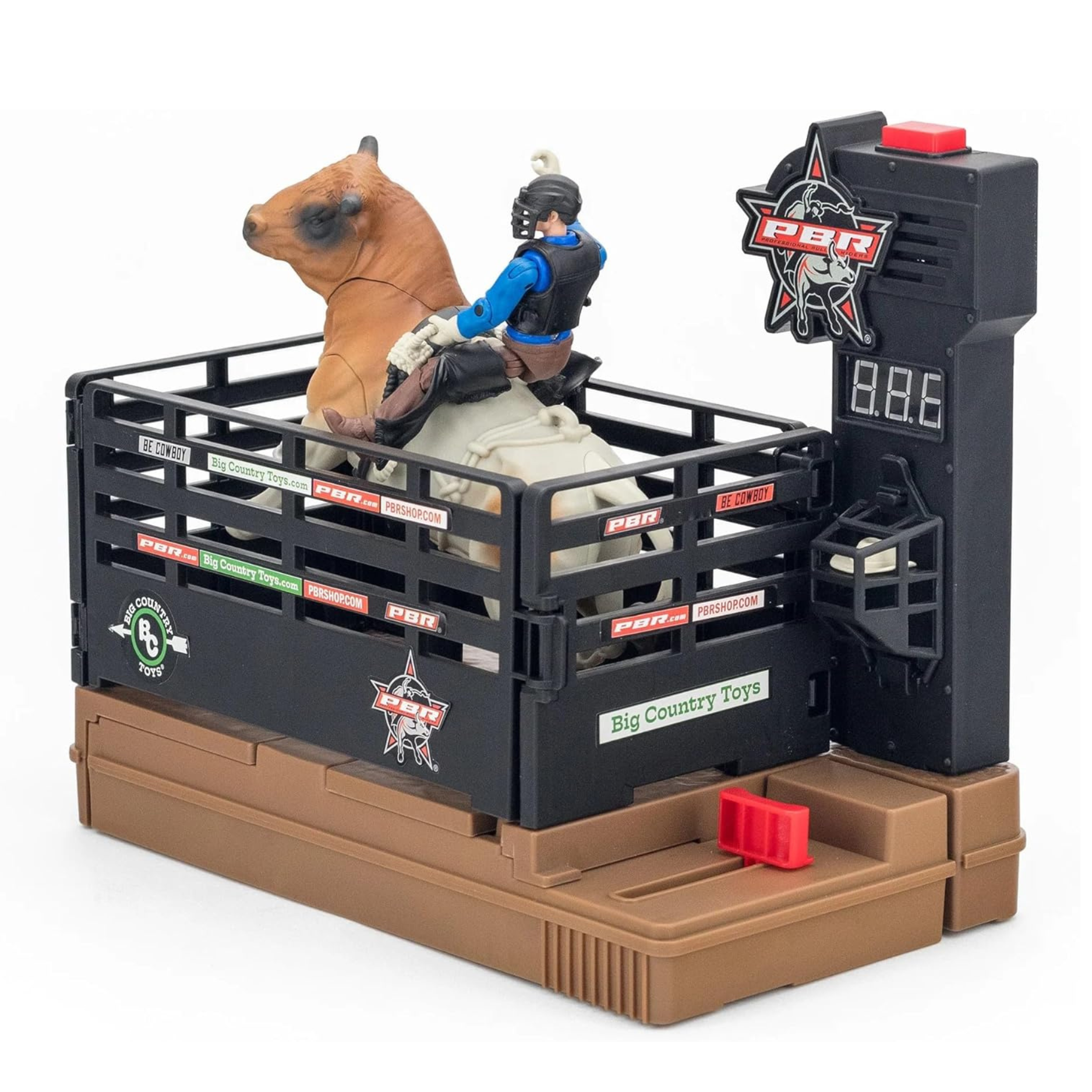 Big Country Toys PBR Bucking Bull and Rider