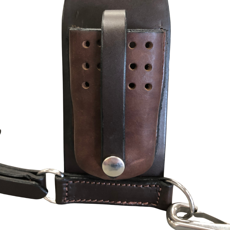 Aus Made Leather Portable Radio Holder
