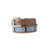 Tapered 1 3/4in Blue Diamond Inlay Mens Belt