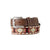 Tapered 1 7/8in Southwest Diamond Embroidered Mens Belt