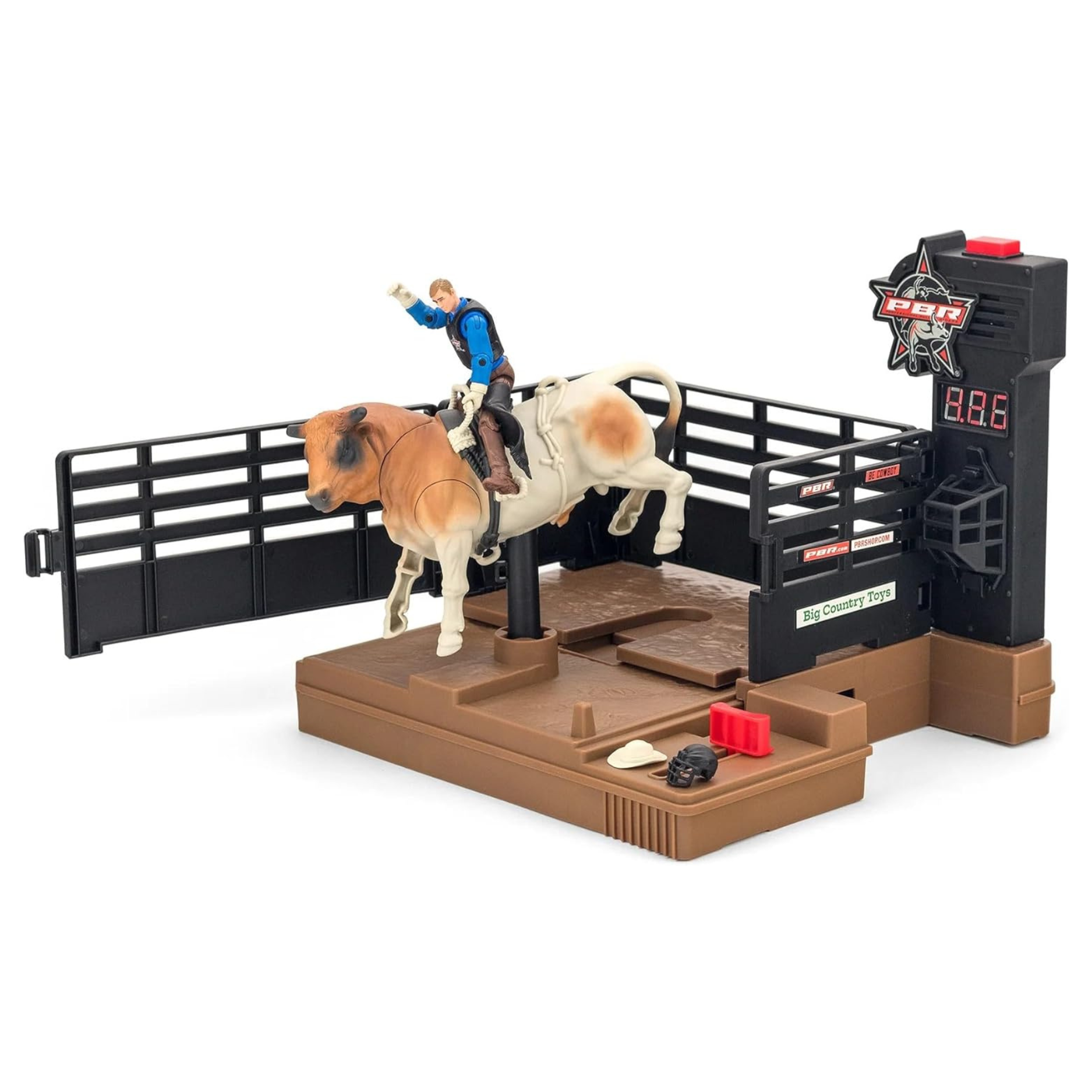 Big Country Toys PBR Bucking Bull and Rider