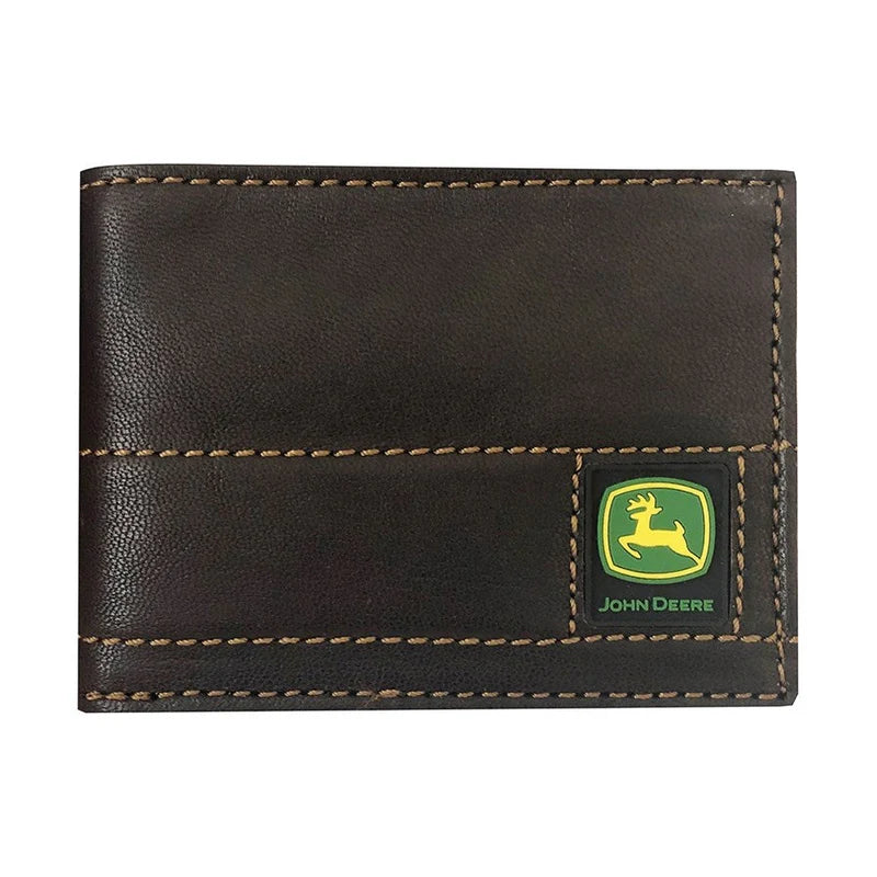 John Deere Antique Stitched Bifold Wallet