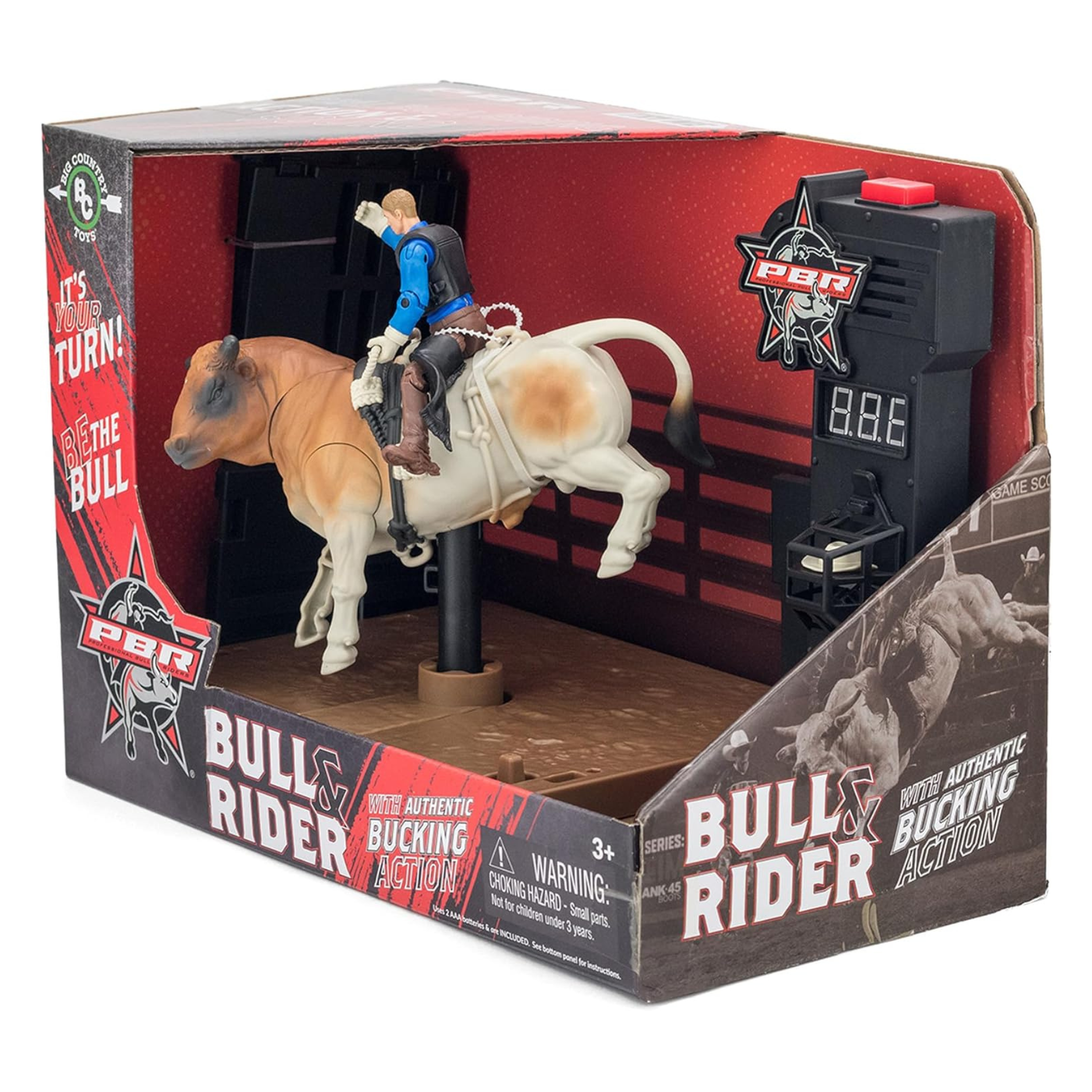 Big Country Toys PBR Bucking Bull and Rider