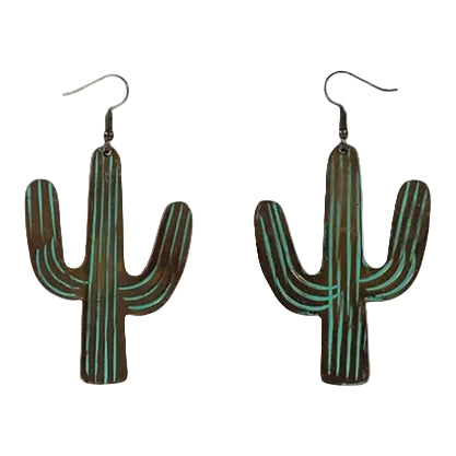 Blazin Roxx Earrings Cactus