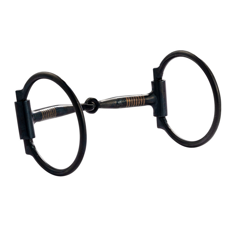 Western Dee Copper Inlay Snaffle Bit