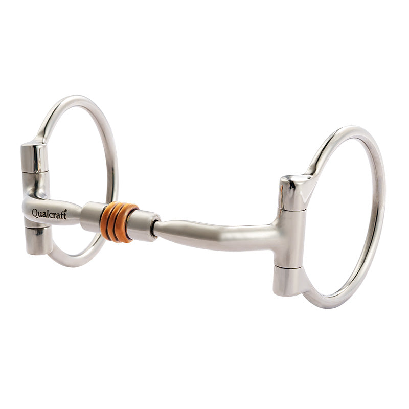Western Dee Comfort Snaffle w Copper Rollers Bit