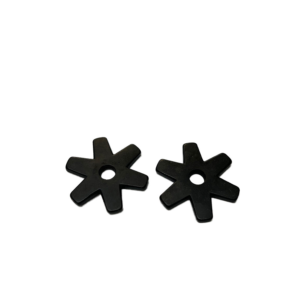 Spur Rowel Tapered 6 Point Pair