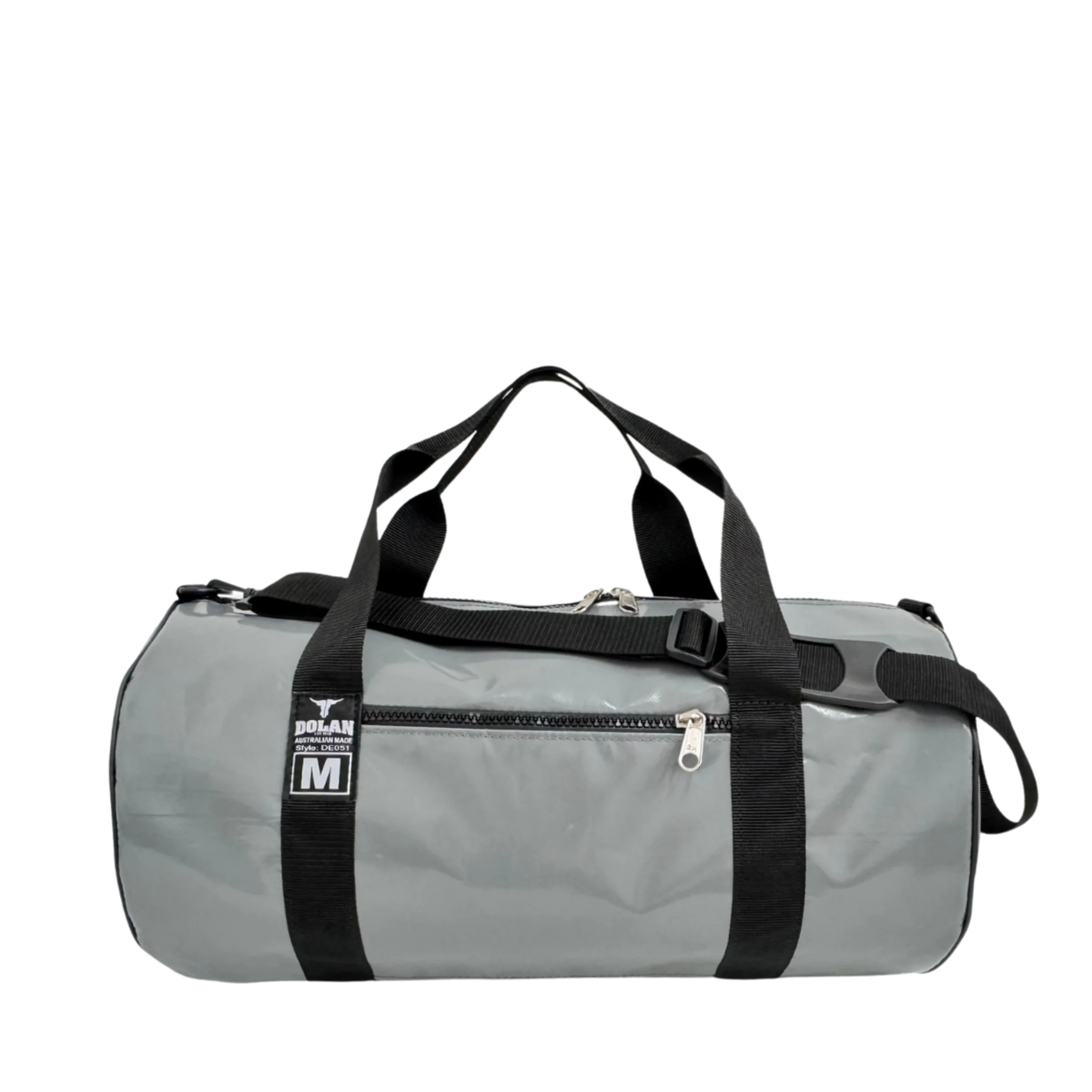 Vinyl Barrel Bag