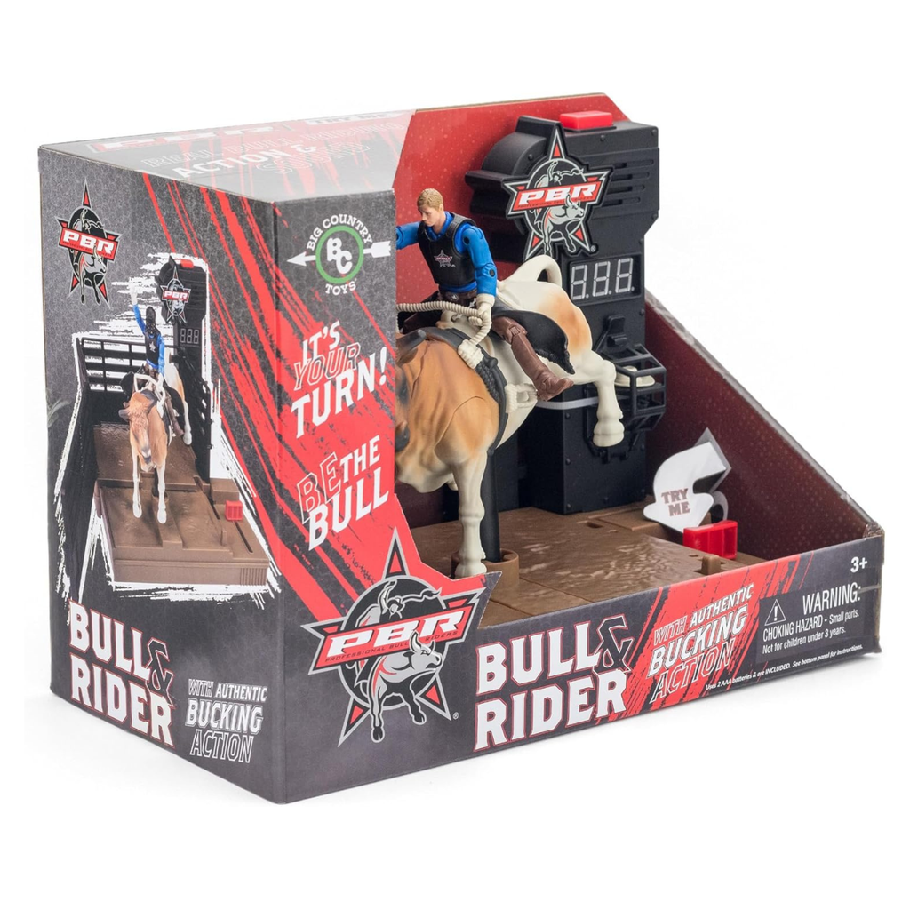Big Country Toys PBR Bucking Bull and Rider