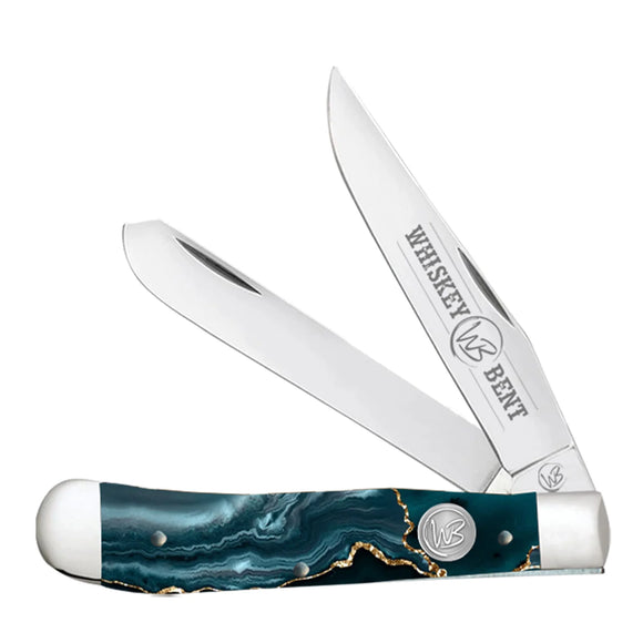 Whiskey Bent Trapper Twin Blade Knife