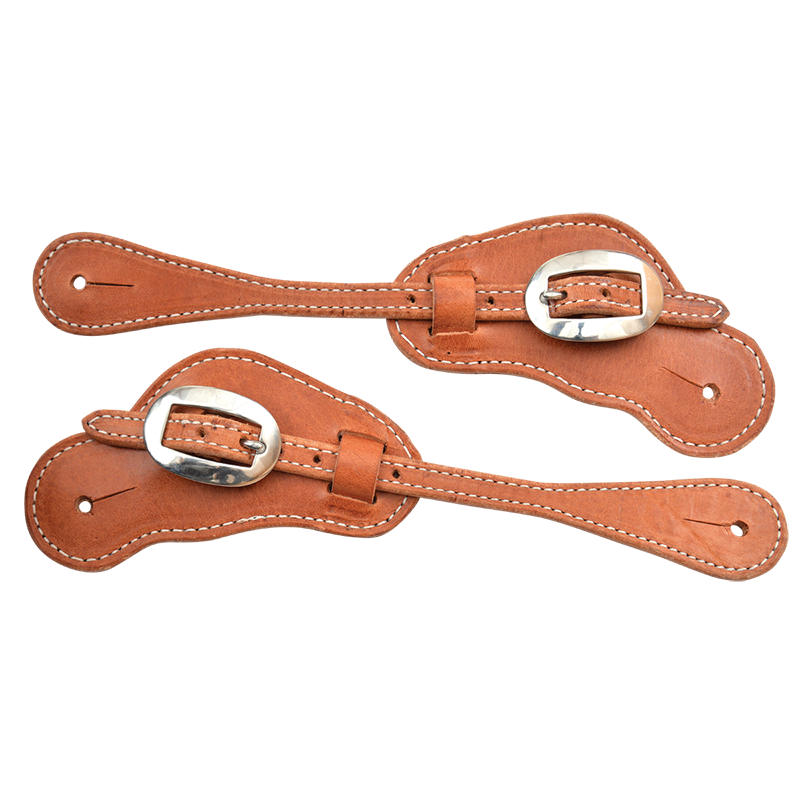 Buckaroo Shaped Spur Straps