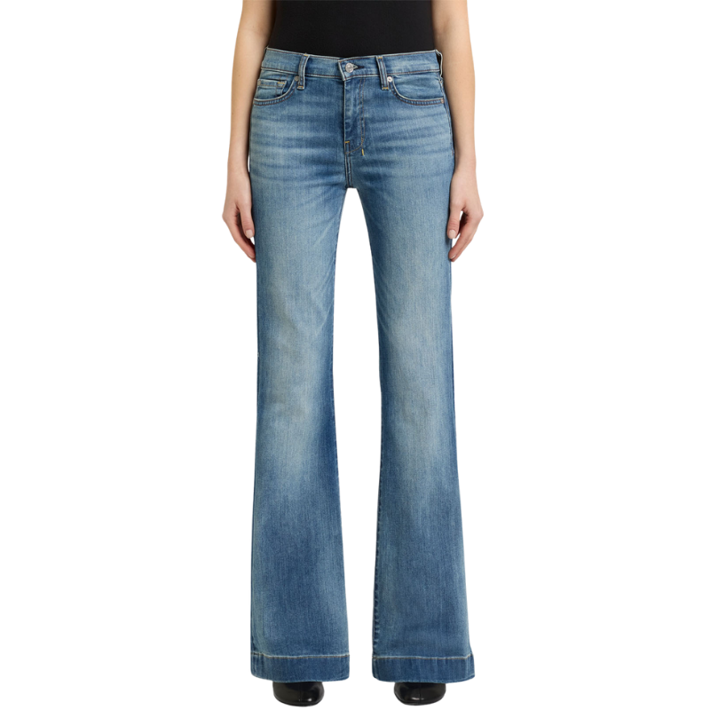 7 For All Mankind Womens Dojo Distress Authentic Jean