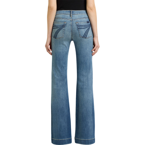 7 For All Mankind Womens Dojo Distress Authentic Jean