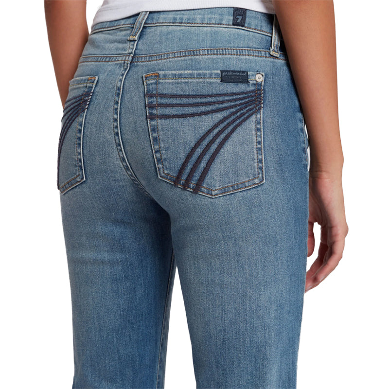 7 For All Mankind Womens Dojo Distress Authentic Jean