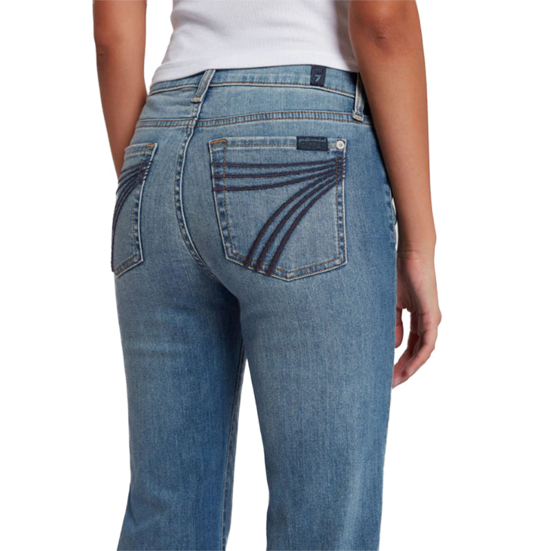 7 For All Mankind Womens Dojo Tailorless Distress Authentic Jean
