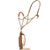 Ezy Ride Elite Rope Halter Leather Nose w Lead